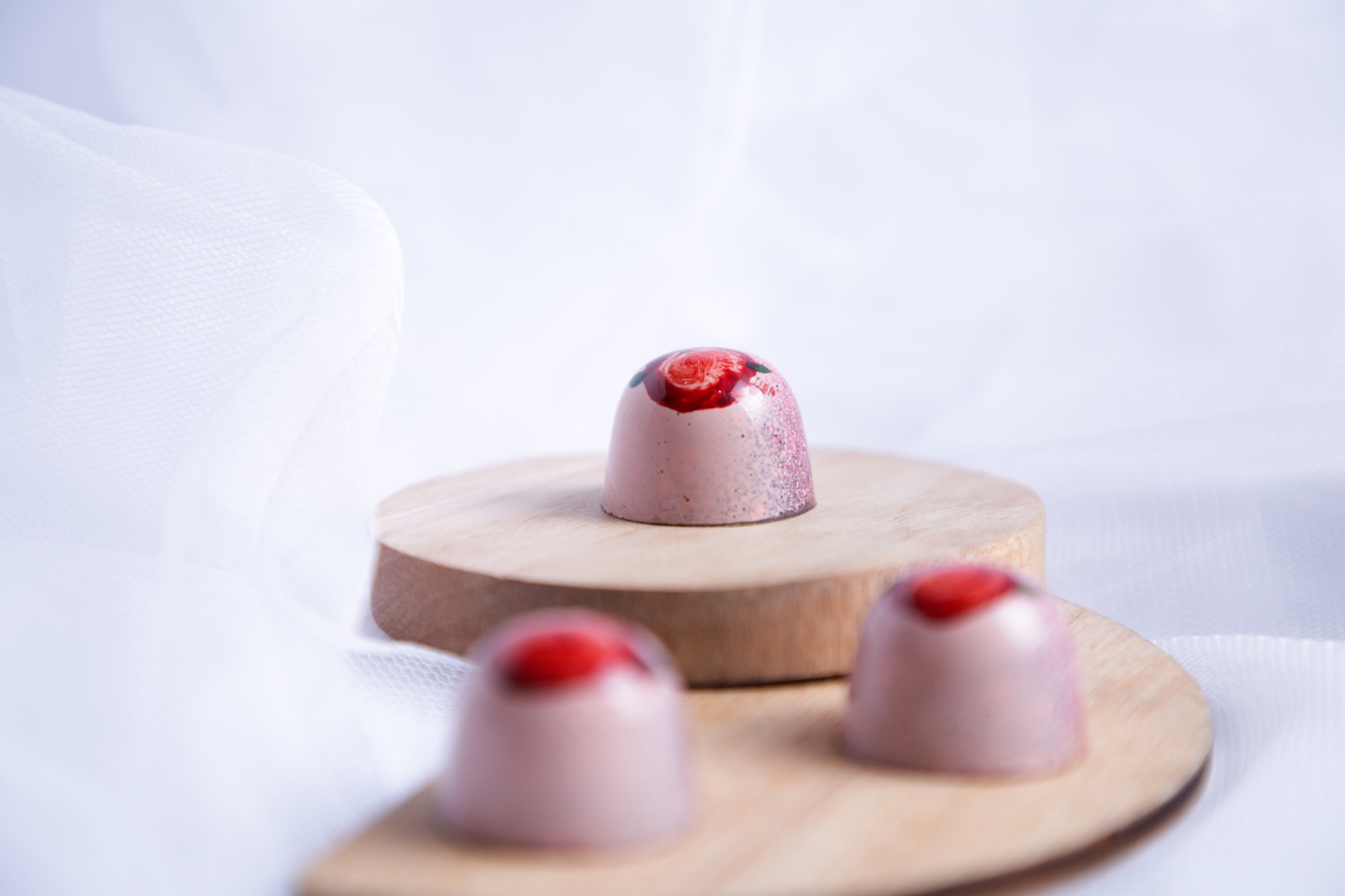4. LYCHEE AND ROSE PRALINE