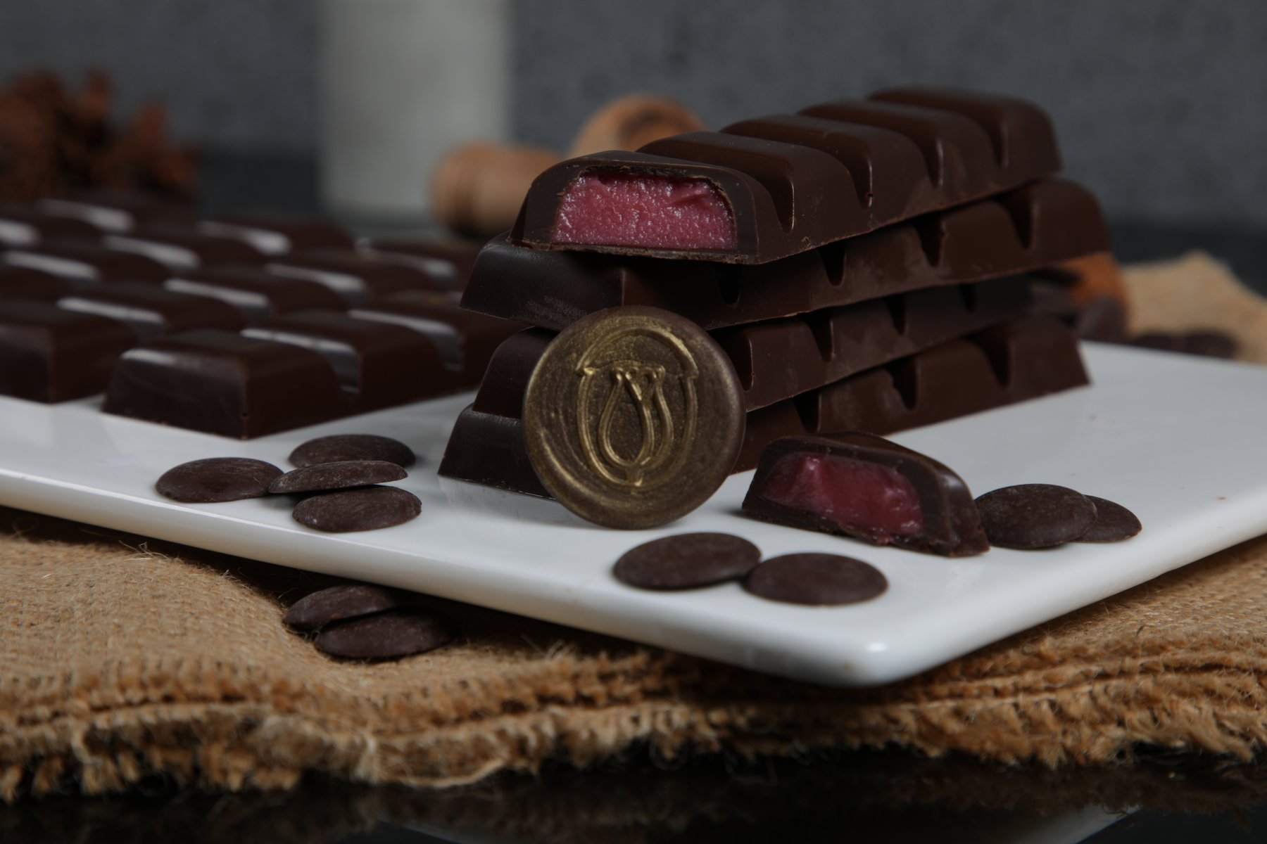 Raspberry Chocolate Bar Embassy Chocolate