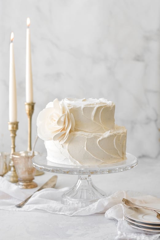 White Chocolate Brushstroke Cake Recipe