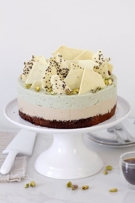 White Chocolate Brushstroke Cake Recipe