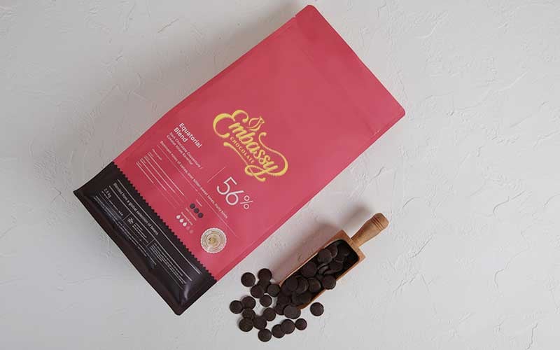 Equatorial Blend 56% Dark Couverture Chocolate