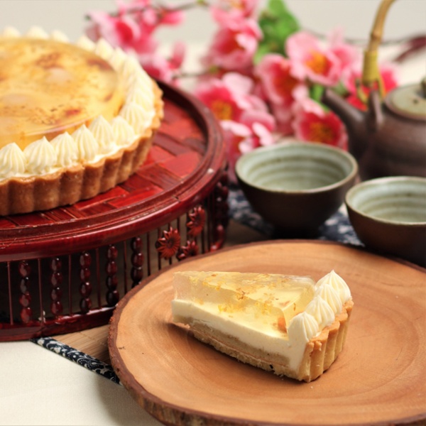 White Chocolate Mousse Tart with Osmanthus Jelly 3-1