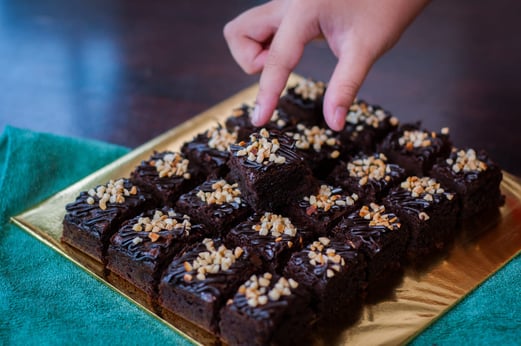 brownies with nuts