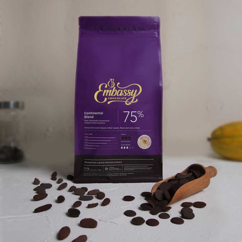 The Continental Blend 75% Dark Chocolate