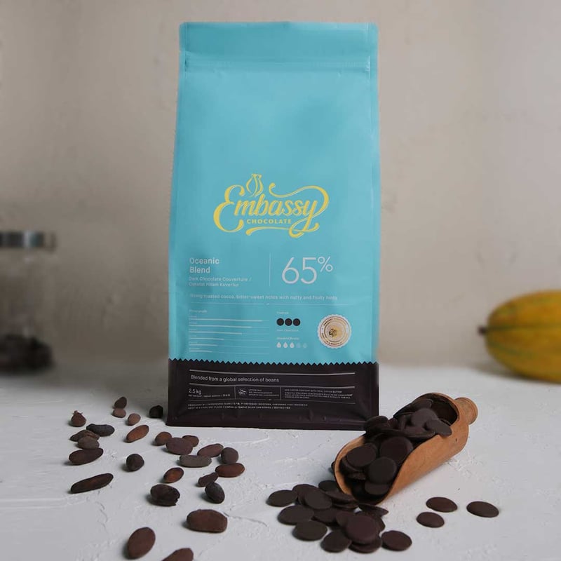 Oceanic Blend 65% Dark Chocolate Couverture