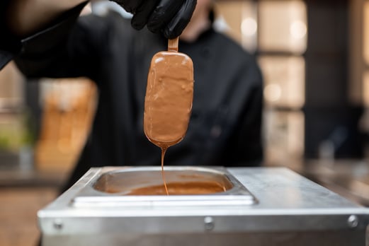 tempering dipping chocolate