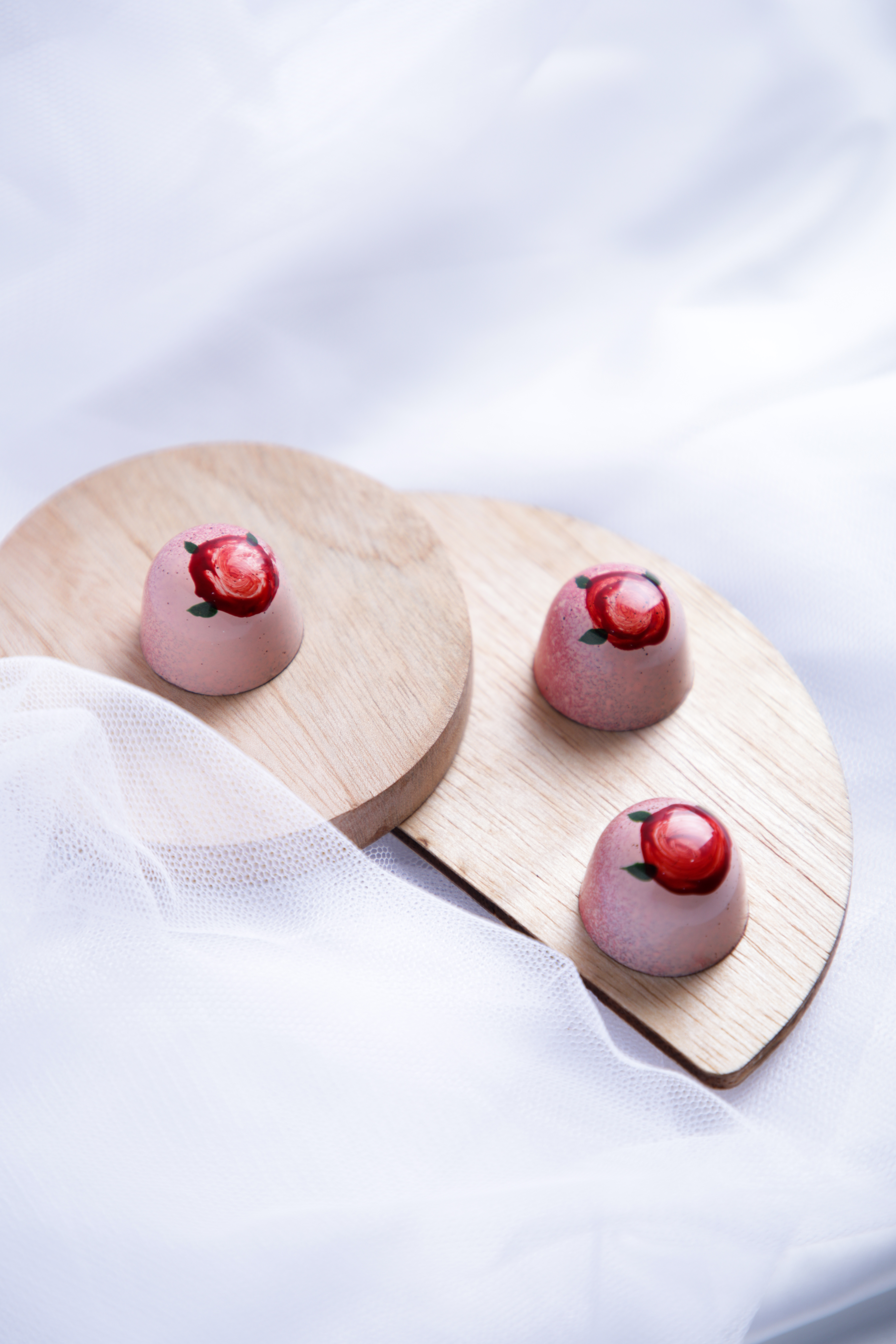 2. LYCHEE AND ROSE PRALINE