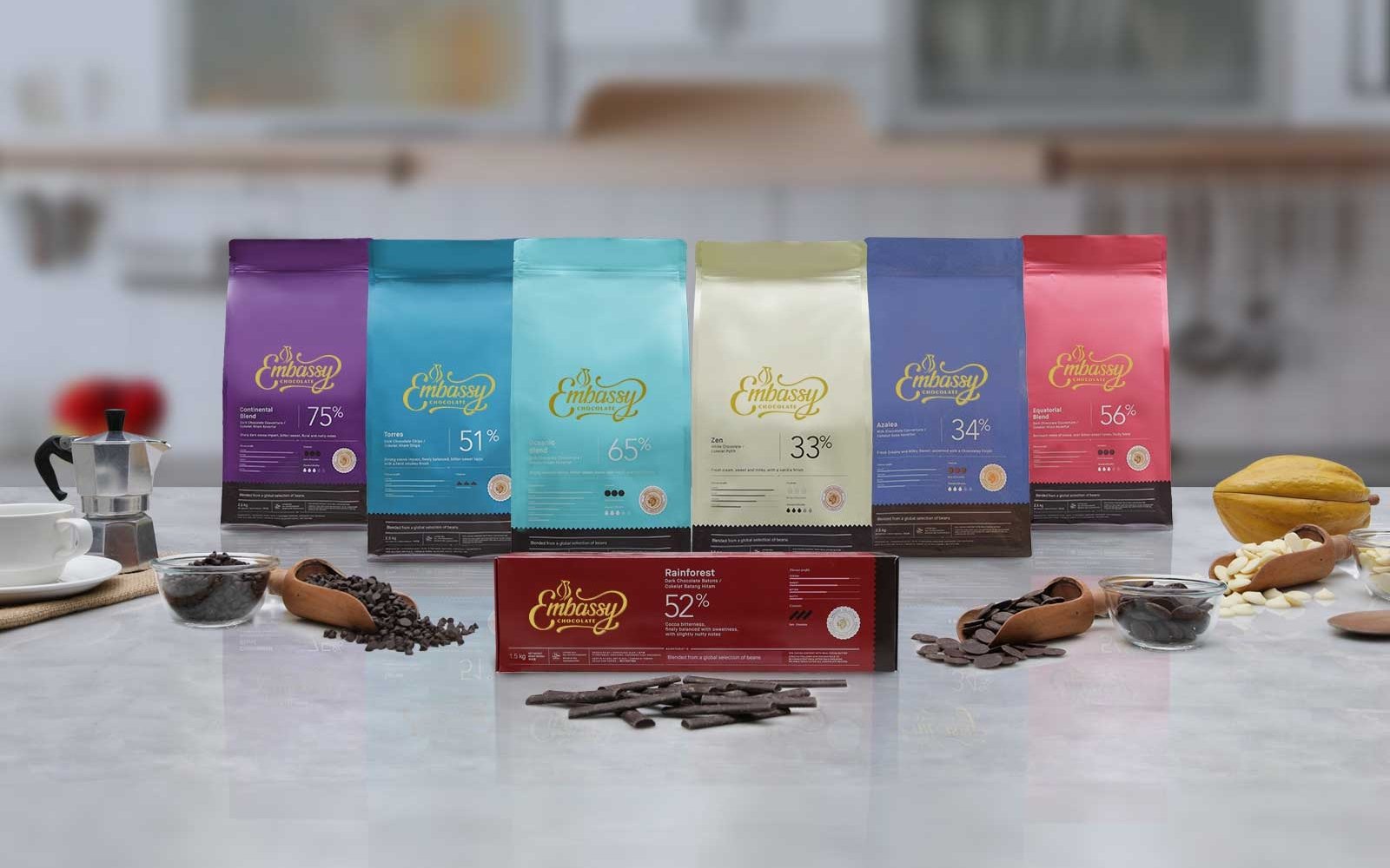 Where to Find Embassy Chocolate Couverture in Indonesia?